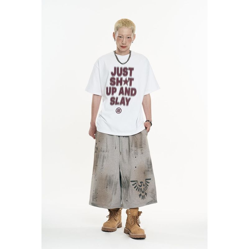 Kandi Blur Short Sleeve - White