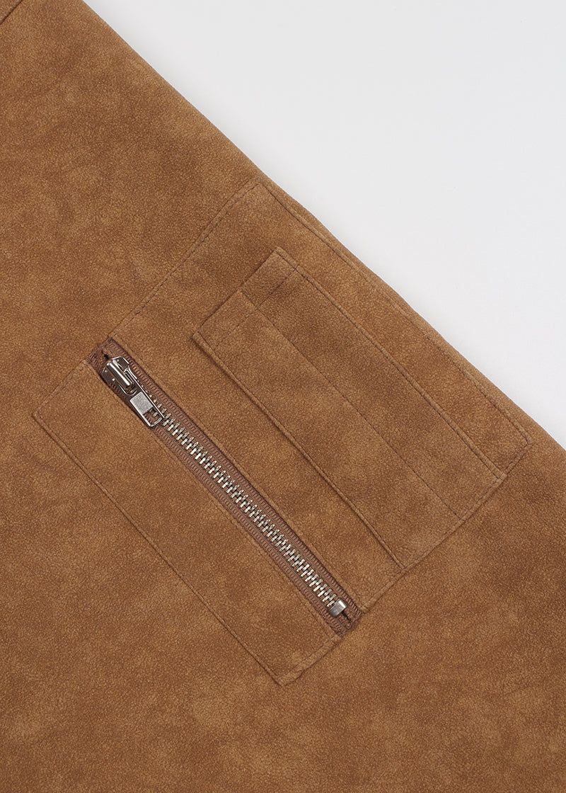 POCKET SUEDE BLOUSON