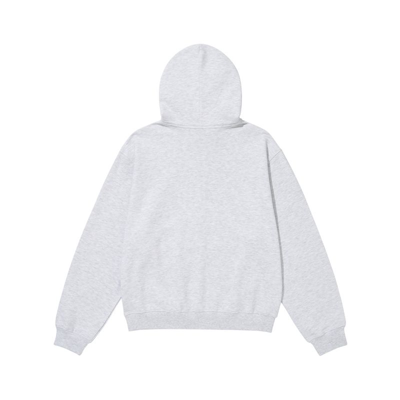 TEMPUS PATCH STANDARD HOOD ZIP-UP [WHITE MELANGE]