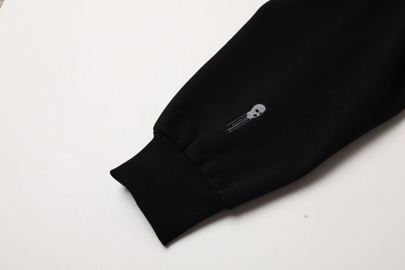 LOGO ZIP HOODIE - BLACK