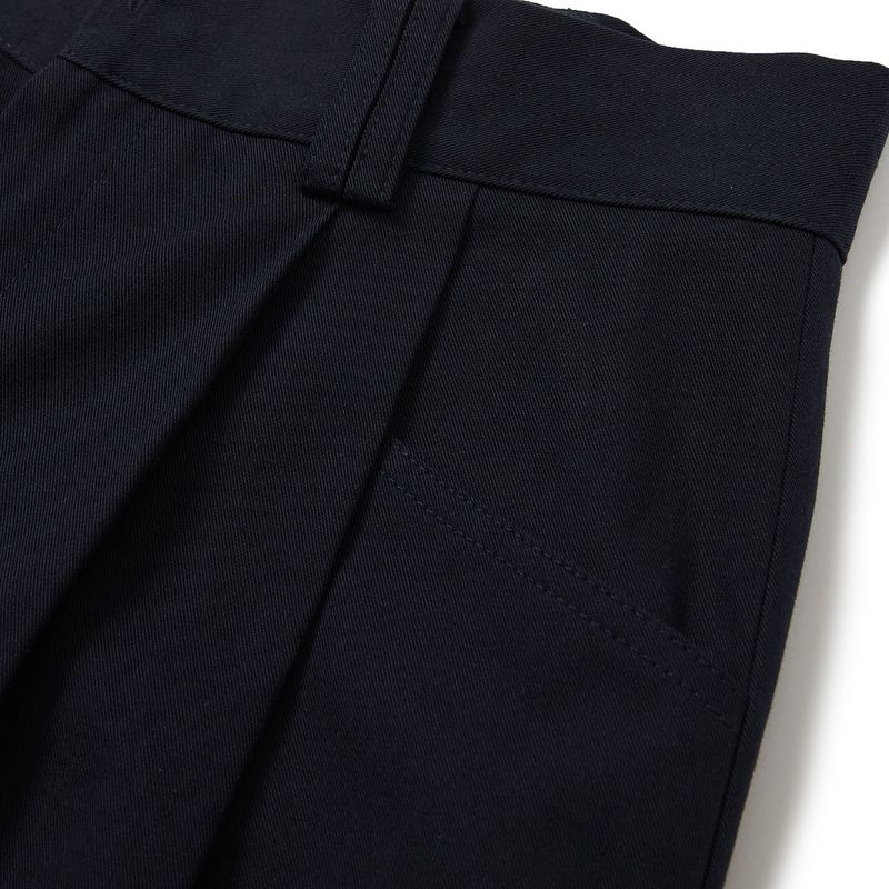クラシックピンタックワイドパンツ / Classic Pintuck Wide Pants [NAVY]
