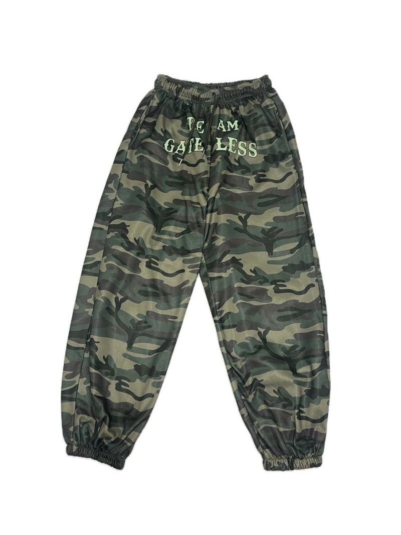 (2 Type) Patterned Wide Sweatpants