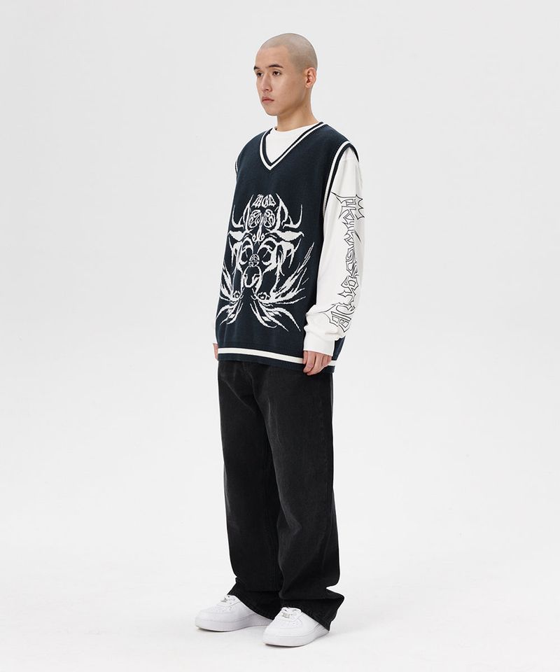 ECLIPSE TRIBAL KNIT VEST