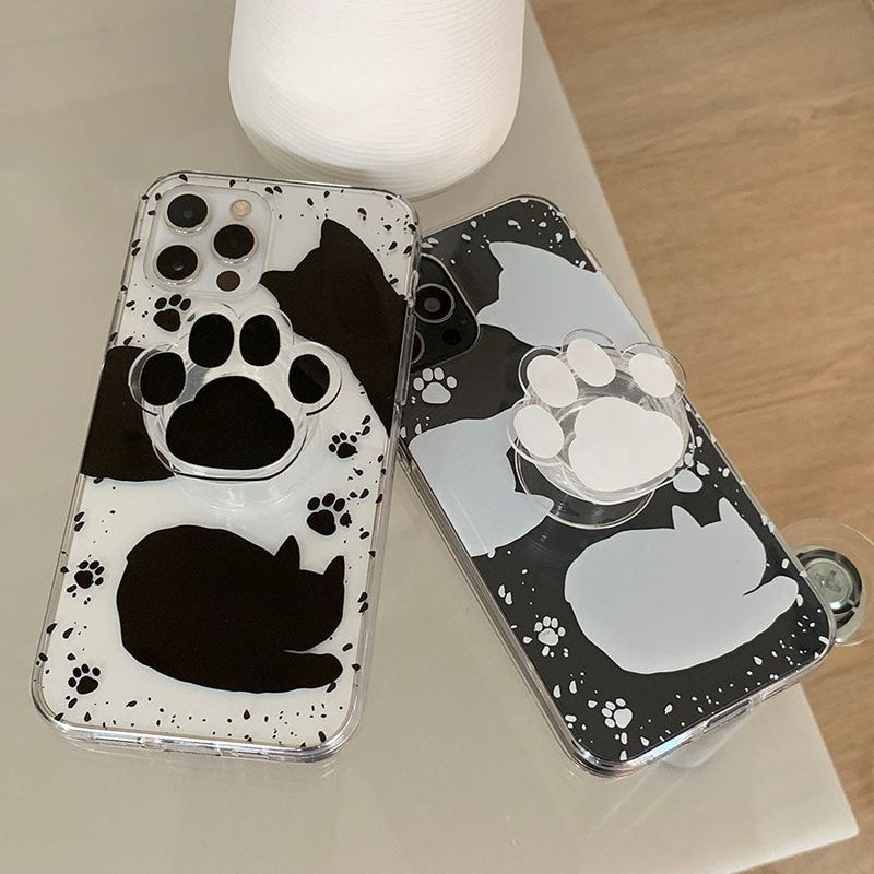 Shawdow Cat White Acrylic Smart Tok