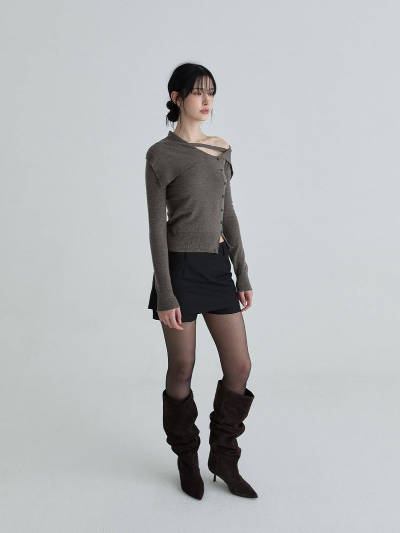 Sailor strap knit (Charcoal)