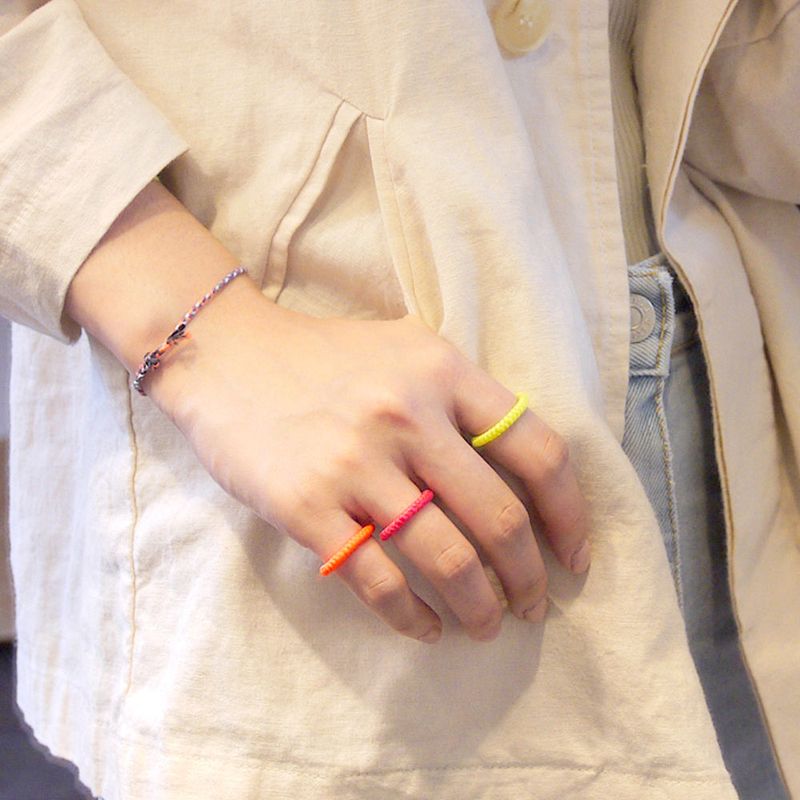[CCNMADE] PARAFFIN Ring (NEON YELLOW)
