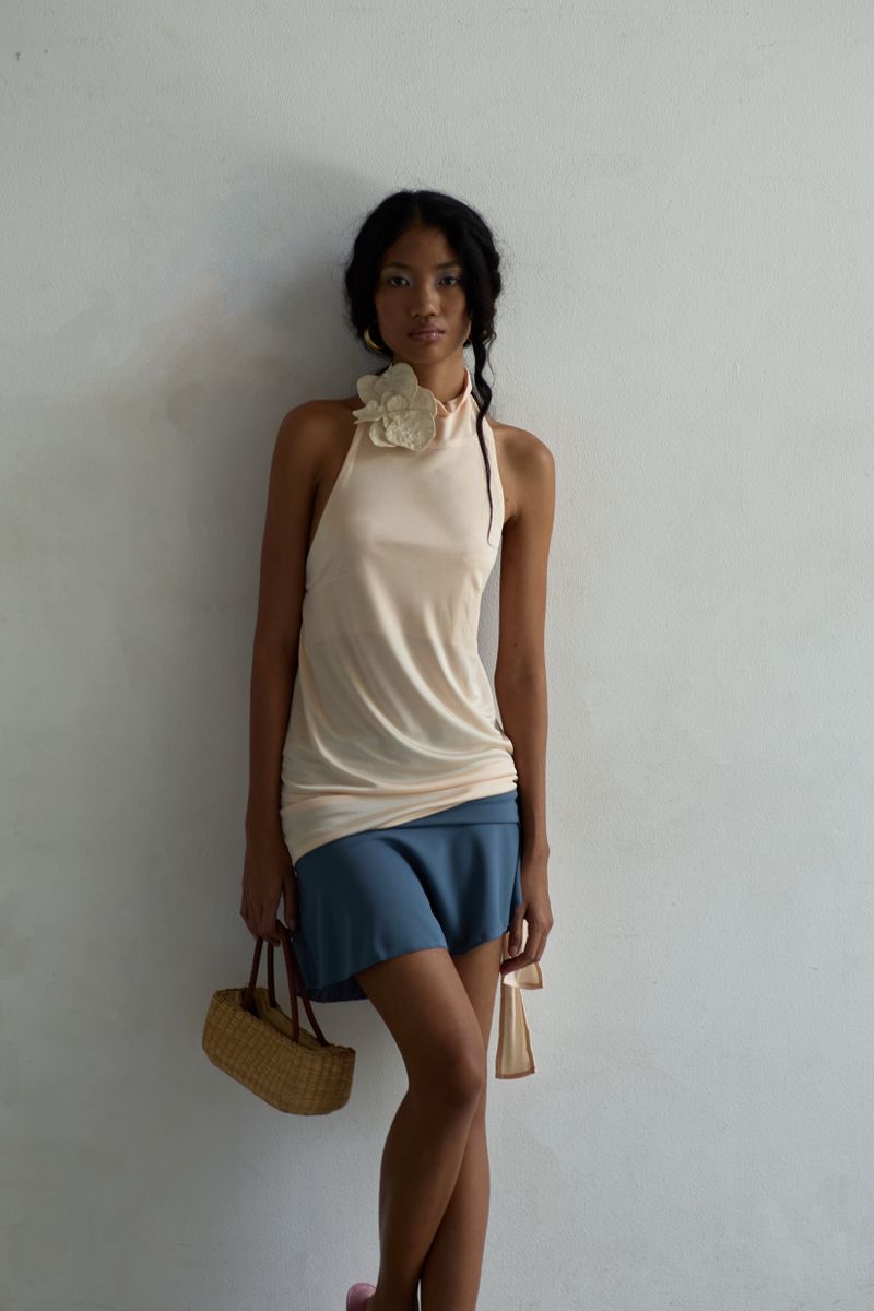 FLOWING MINISKIRT