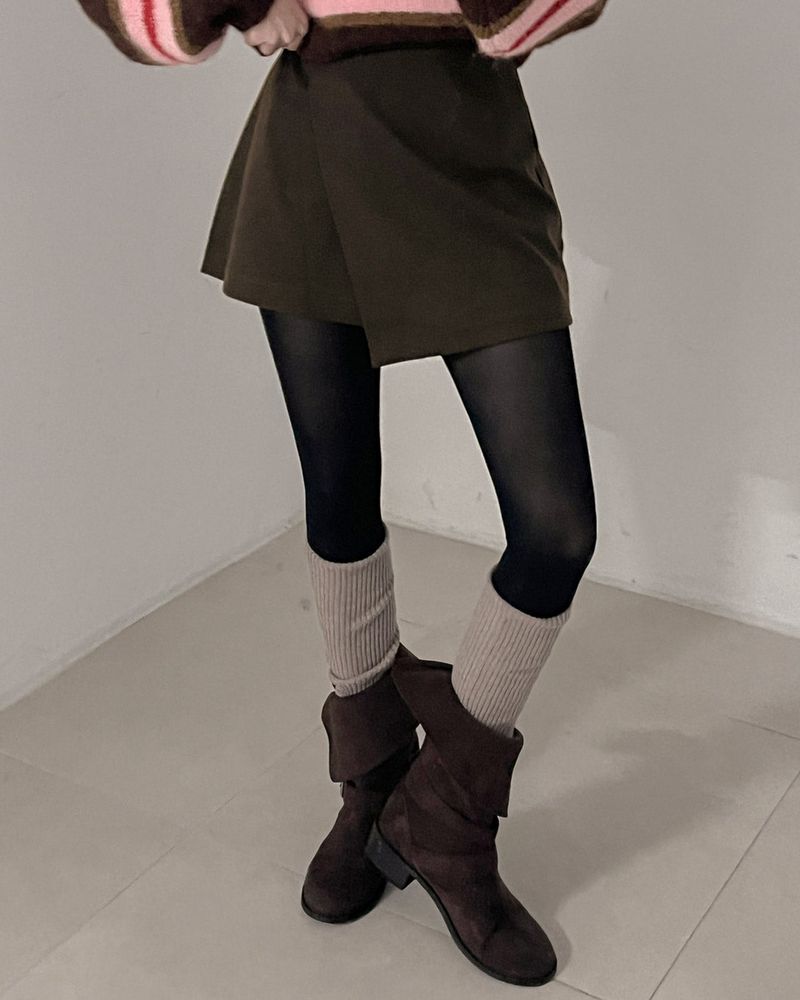 Wrap Mini Skirt