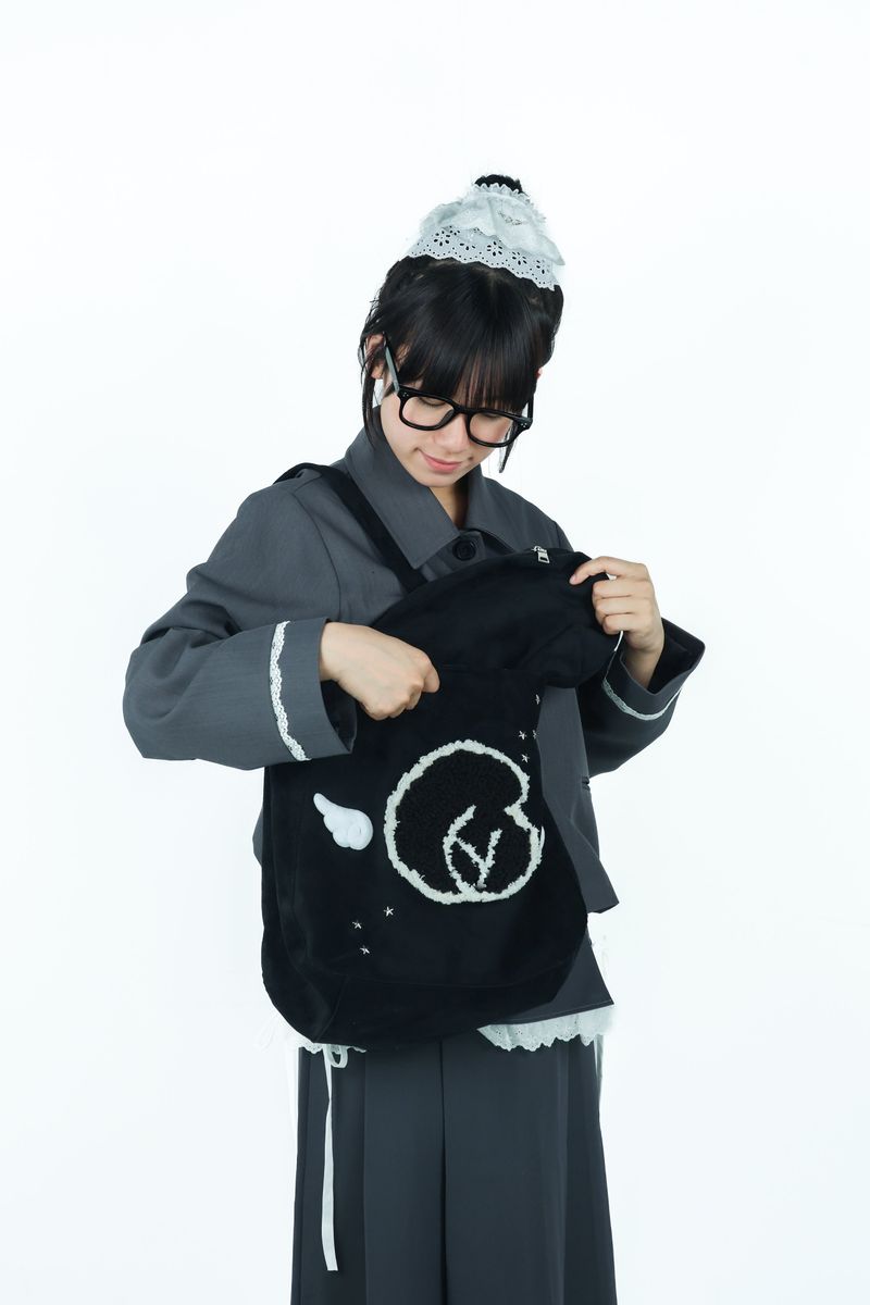 angel furlogo suedebag