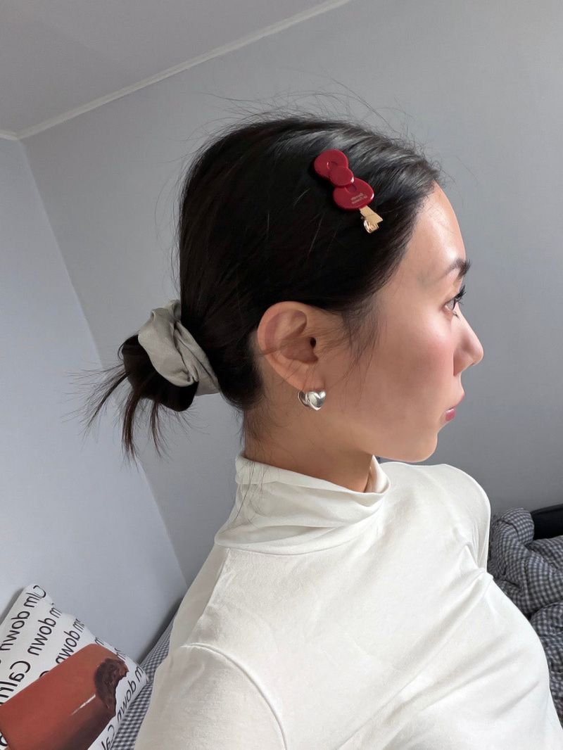 Any ribbon hair pin (7color)