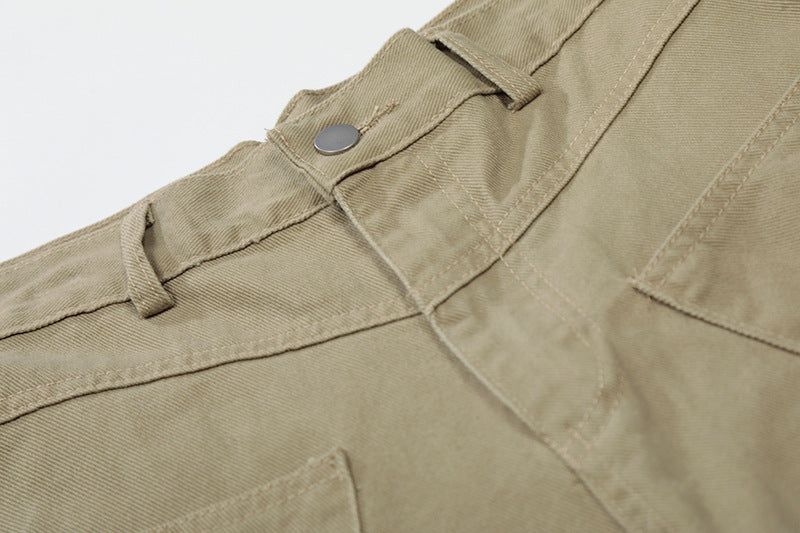 Lettering Pocket Bermuda Pants