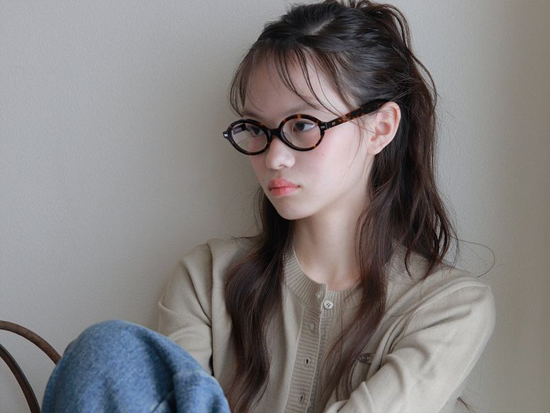 [ORIGINAL] Bay Round Acetate Frame Glasses