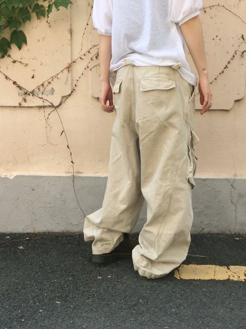 Pocket cargo strap pants