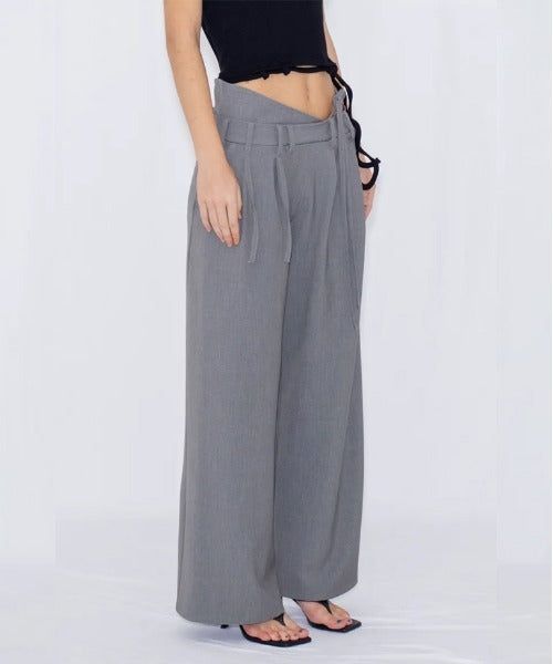 STRING WIDE TROUSERS