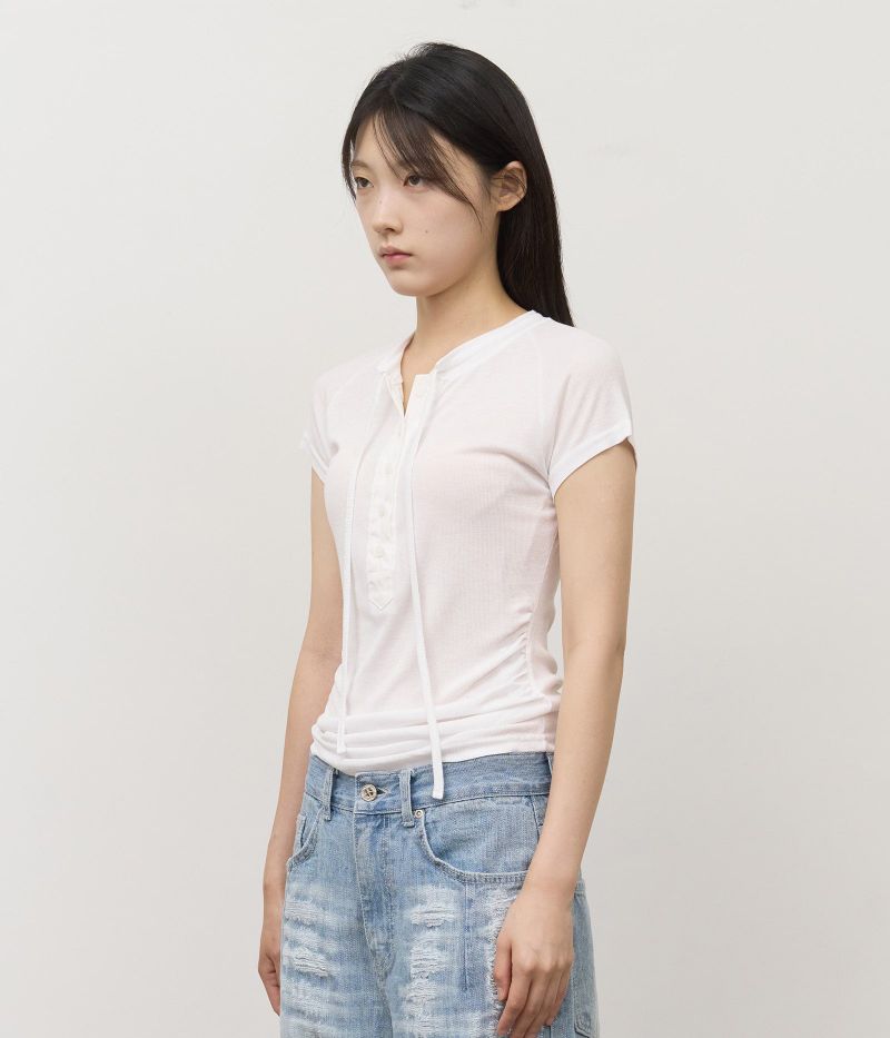 HIFIFNK(ハイファイファンク)の「(W) Eleven Shirring Top(Tops)」