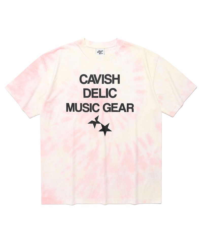 cavish（カビシ）の「DELIC DYED SS TEE PINK(CV2FMUT510A)（Tops）」