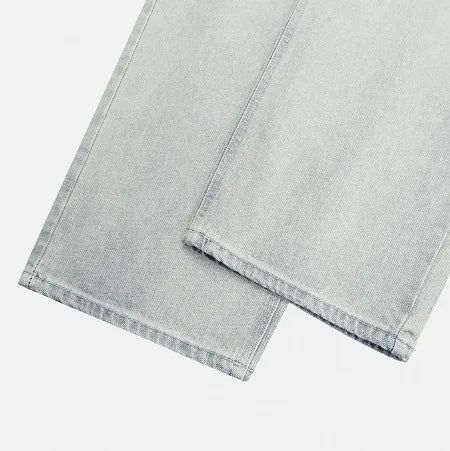 Delf Ice Washed Wide Denim Pants