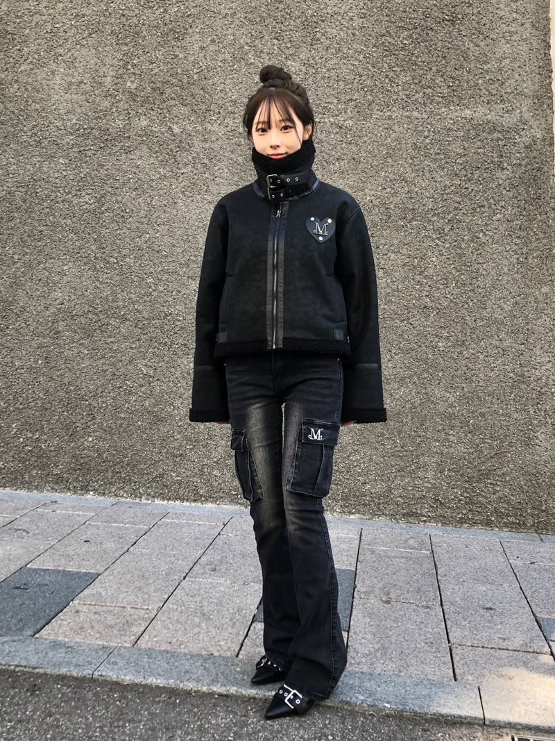 LUBEL BOOTS CUT CARGO DENIM PANTS