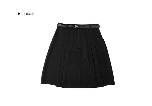 [Belt Set] ムレム ピンタック ミディスカート