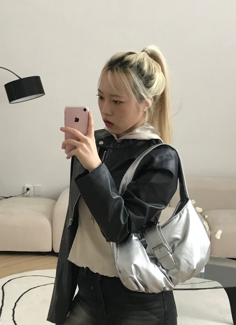 Arco iris(アルコイリス)の「Block crop leather jacket(Jackets/Outerwear)」