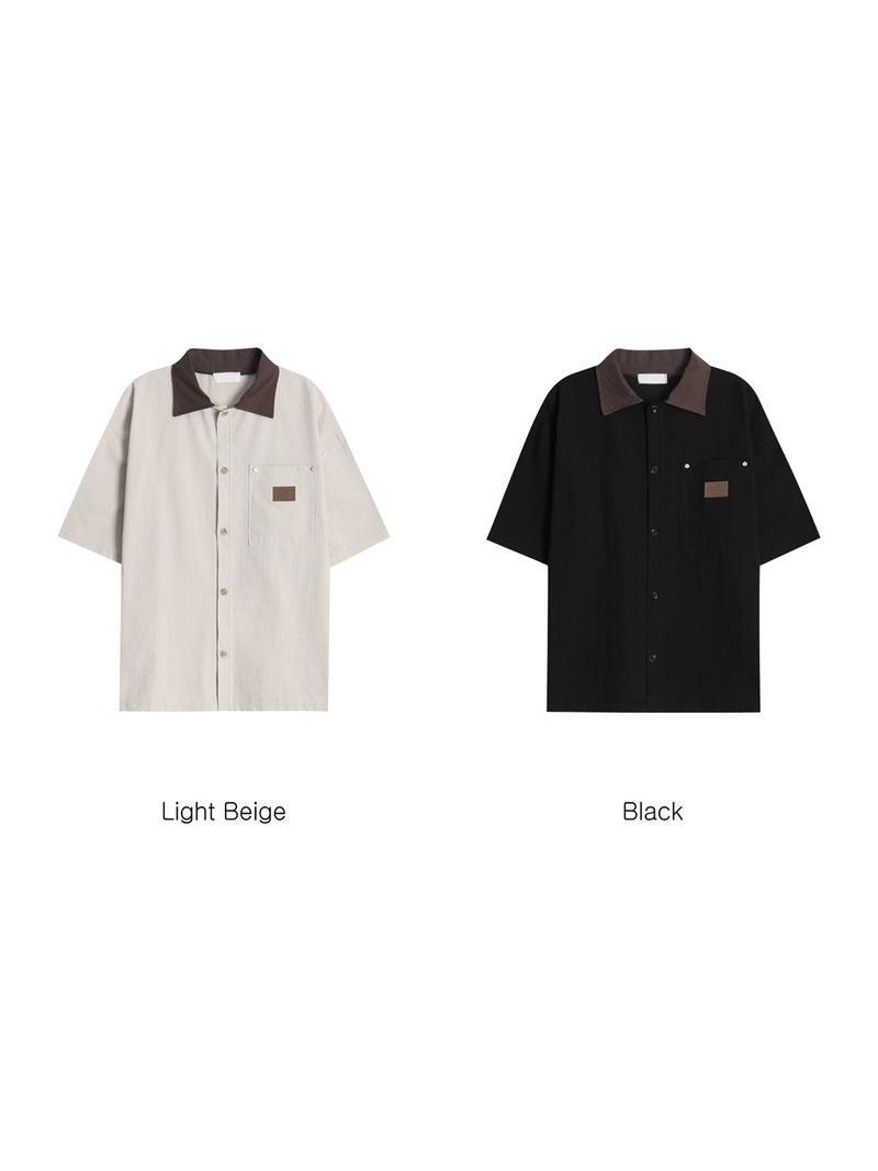 Road Linen Work Short Sleeve Shirt