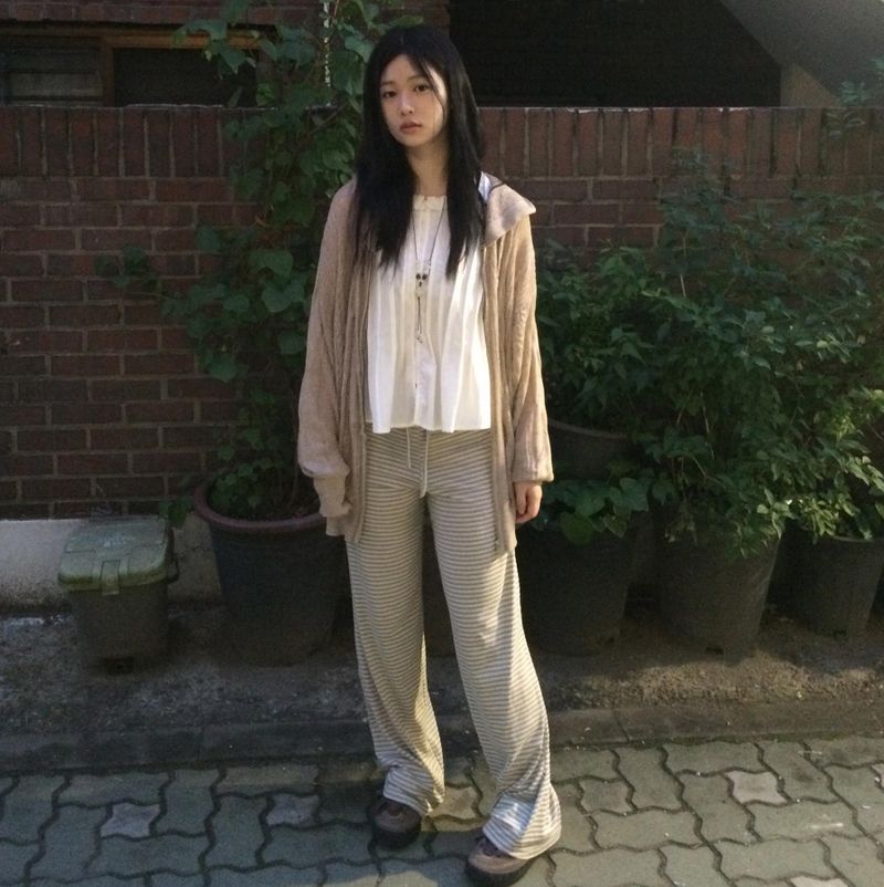 Stripe Slim Pants (3c)
