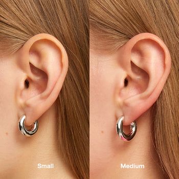 Round Volume Earring