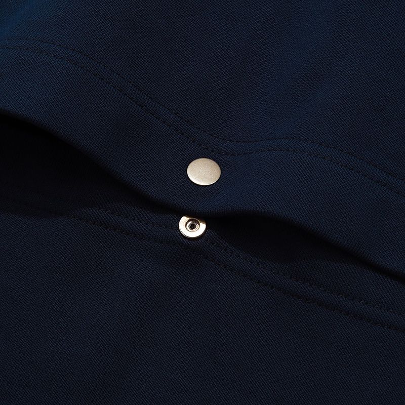 Open back sweat shirt / Navy