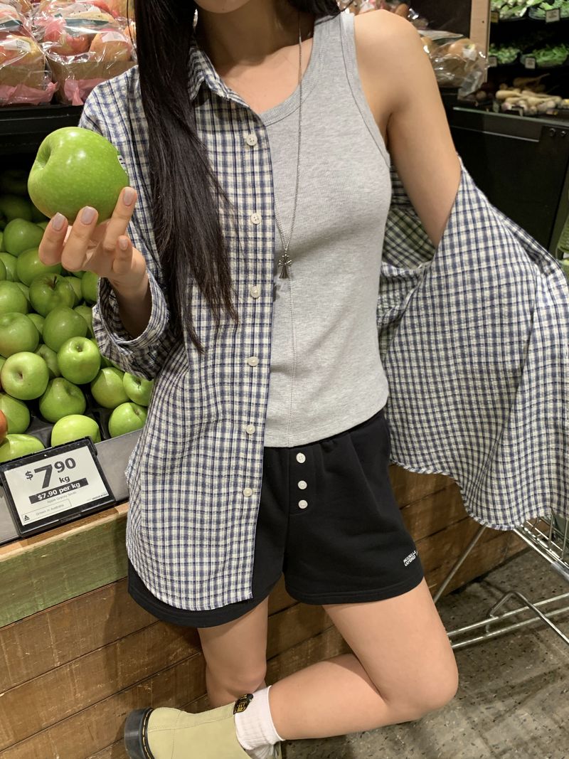 [ORIGINAL] Petit Cutout Ribbed Sleeveless
