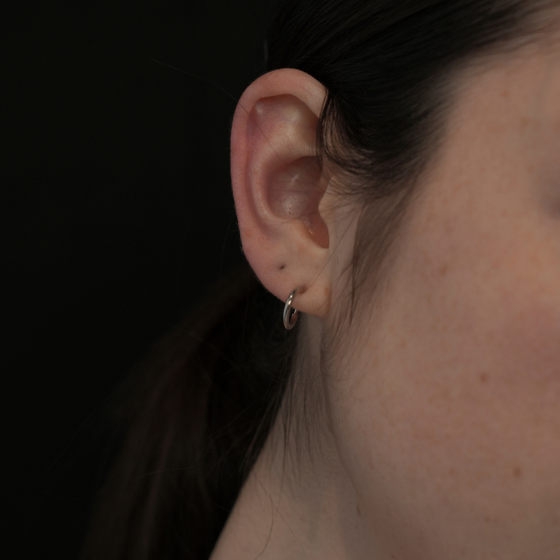 mini hoop earring