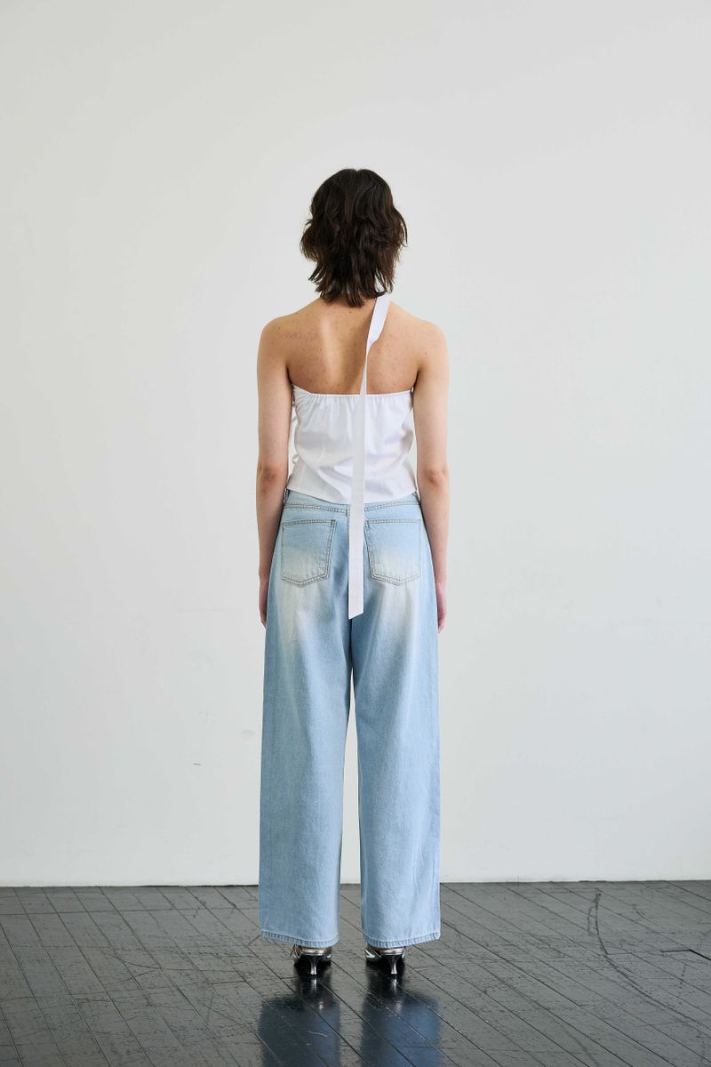 ELFIN SCARF TOP / WHITE