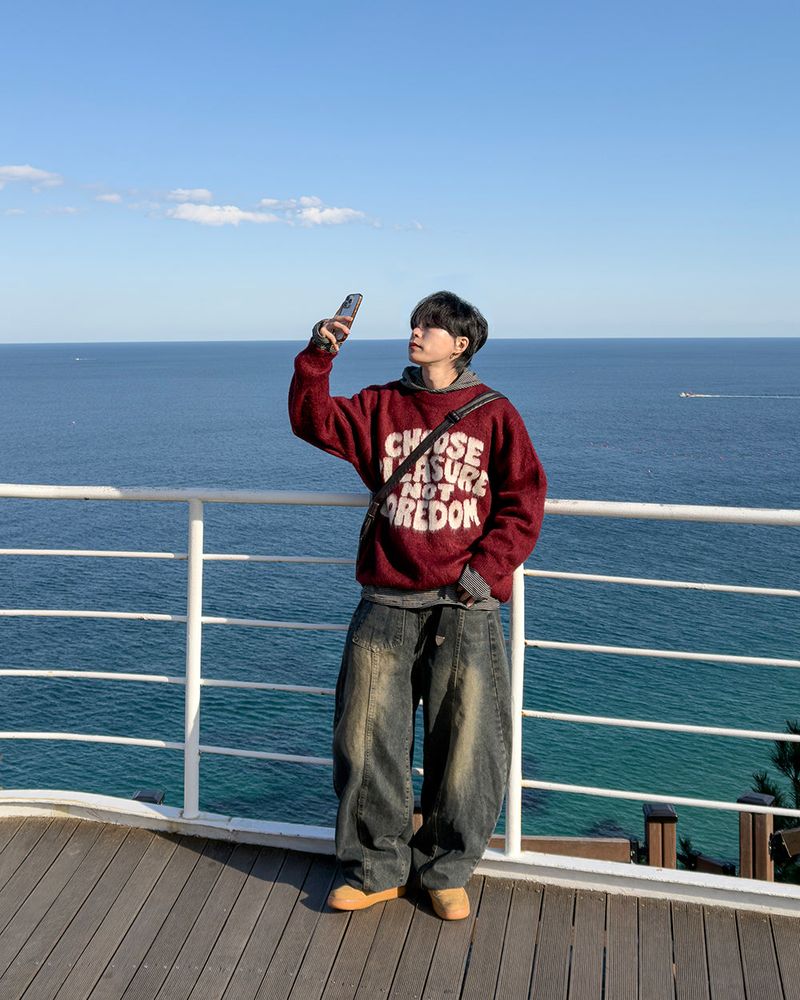 Ron layered stripe hoodie