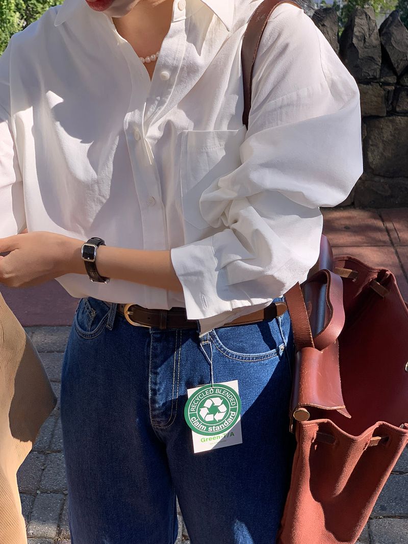 [Cowhide] Mid pick belt