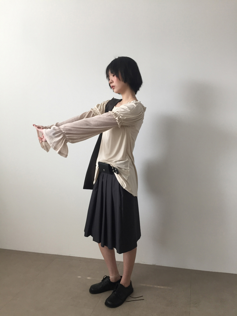 YWD PLEATS SKIRT (2color)