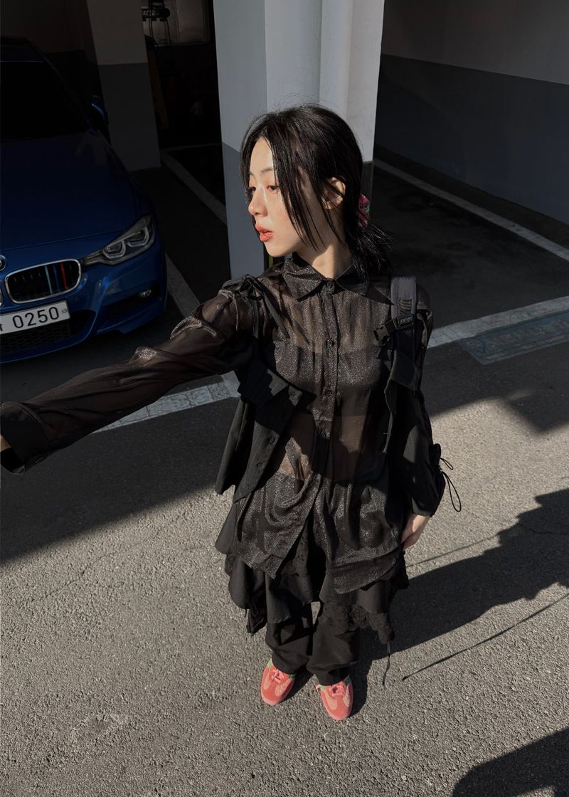 SEETHROUGH OVER SHIRT