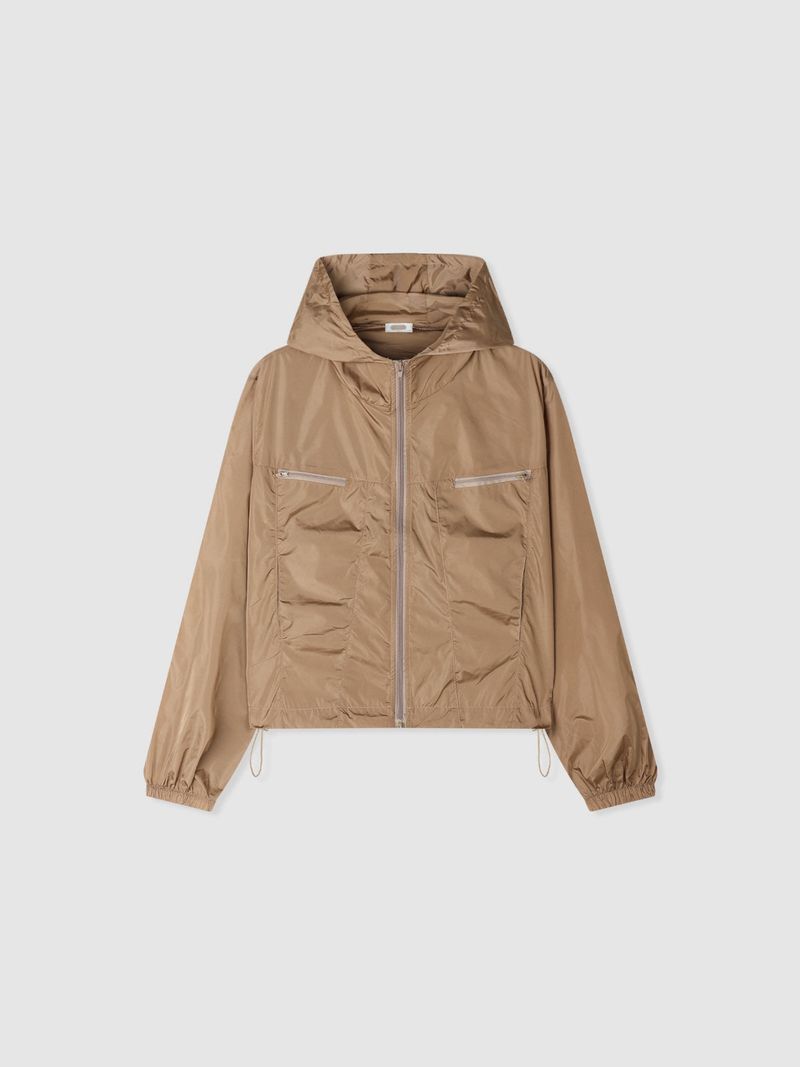 Birch Nylon Skin Zip-Up (3c)