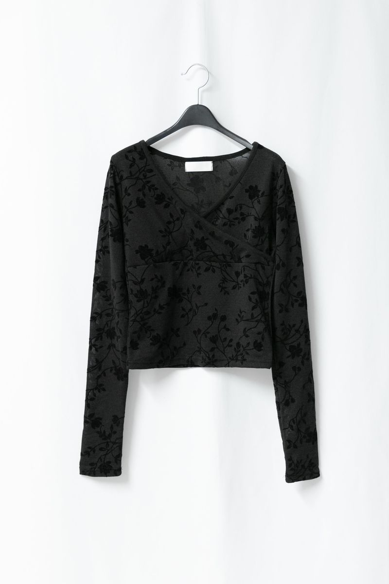 rosely wrap top(2colors)