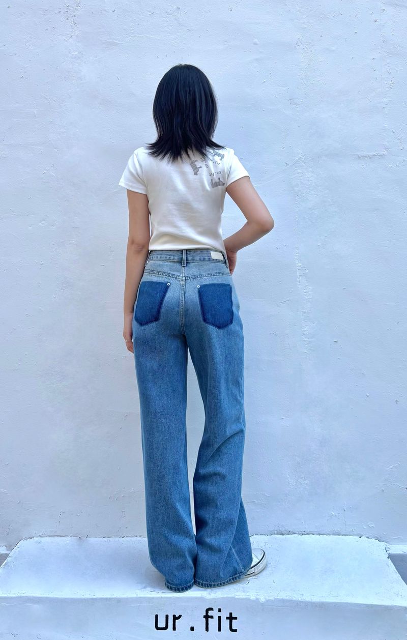 GRADIENT WASHING DENIM PANTS code 25003