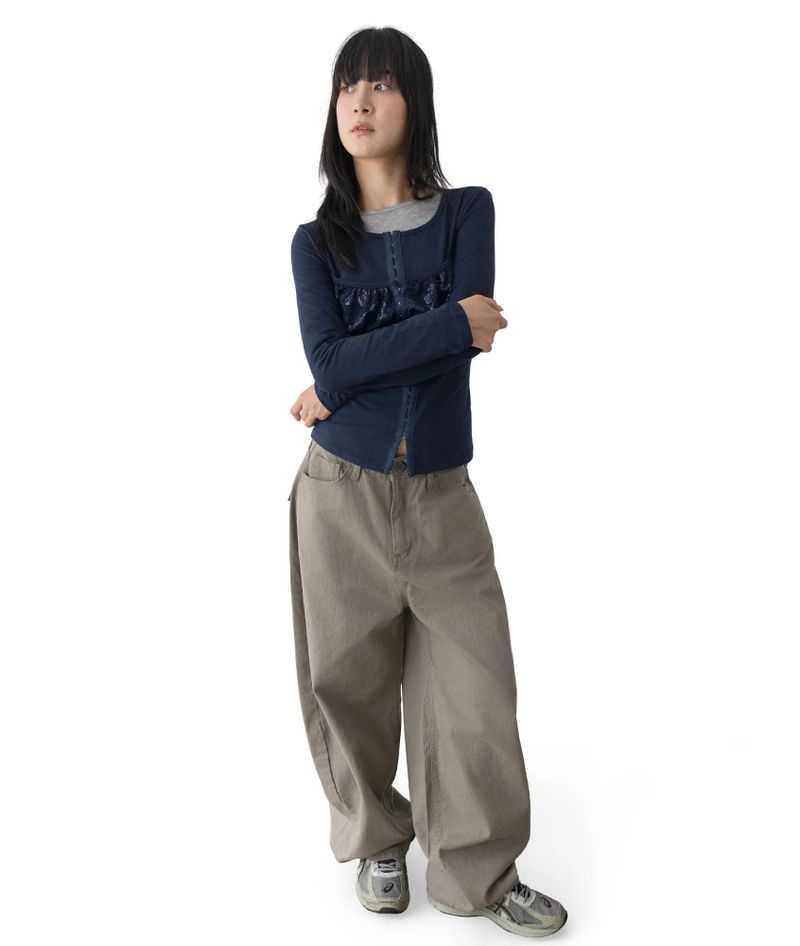 Belly Layered Hook Long Sleeve