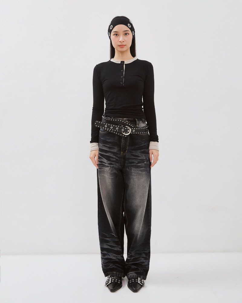 Two Tone Longsleeve Top