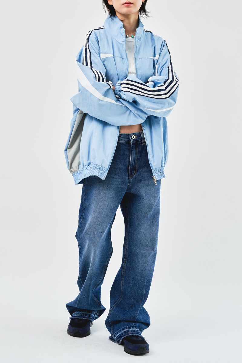 Layer Nylon Track Jacket (3color)