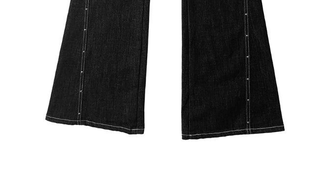 Boel Non-Fade Stud Denim Low Bootcut Pants