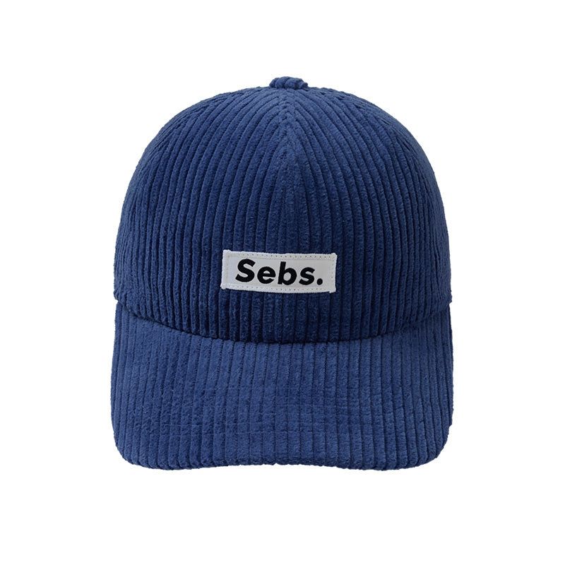 Sebs.（セブス）の「Sebs. コーデュロイボールキャップ / ブルー（帽子）」