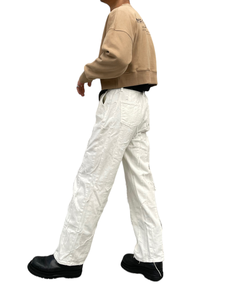 プリントクロップドスウェット/Print Cropped Sweat-BEIGE