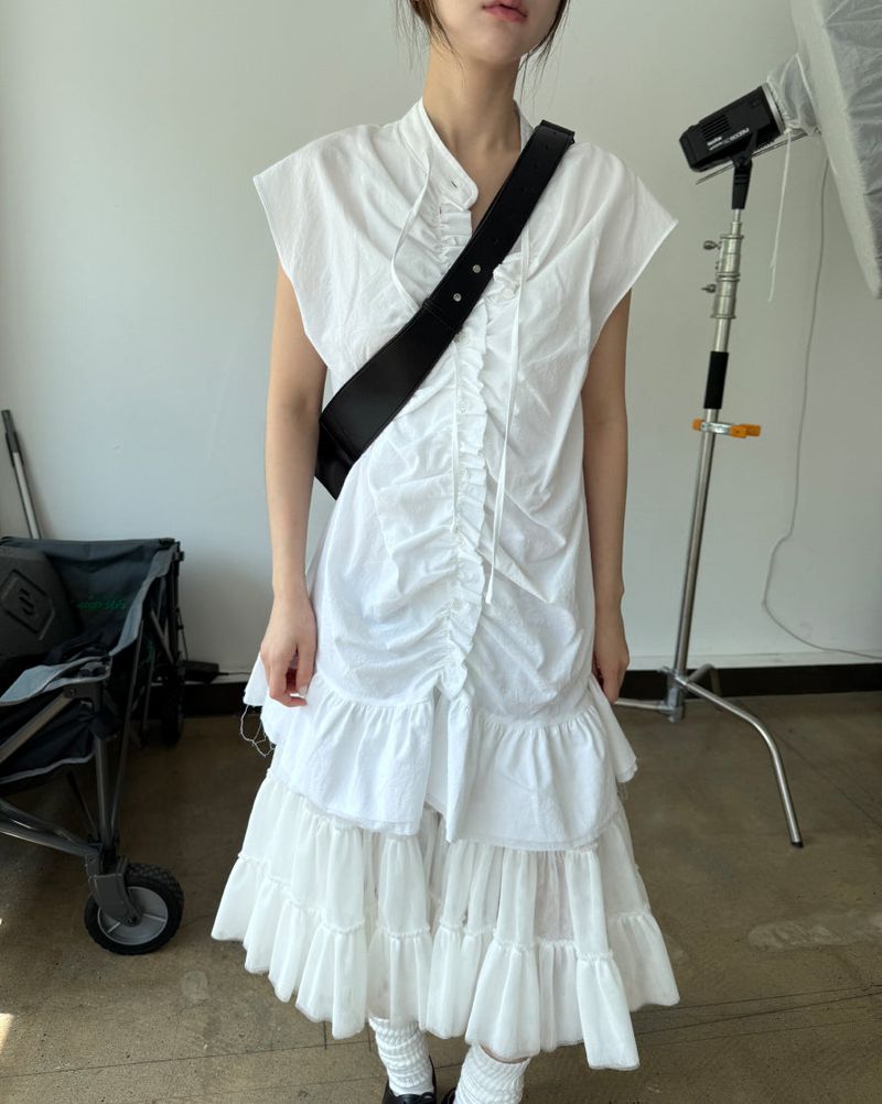 sugar shirring dress