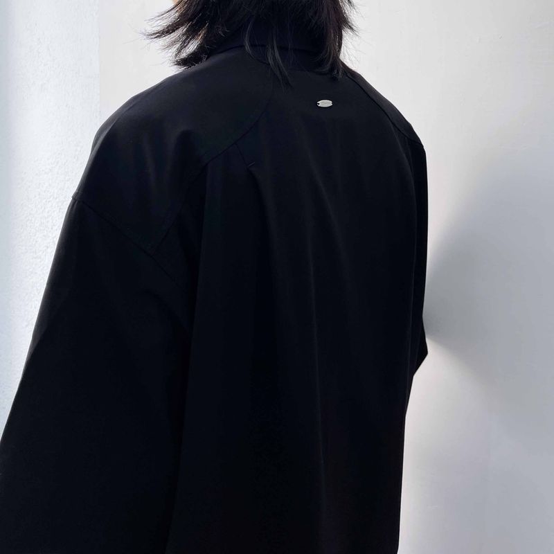 Two-Way Zip Relaxed Shirt