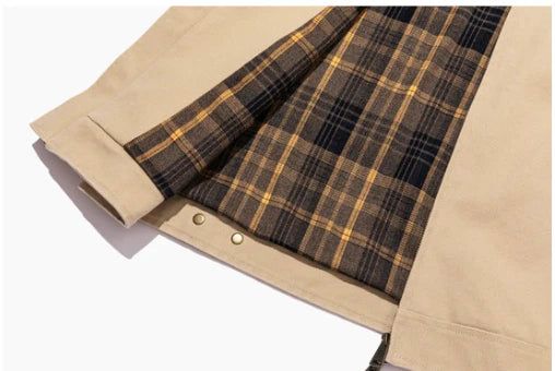 13DE MARZO Tailor Bear Hanger Cargo Jacket Khaki