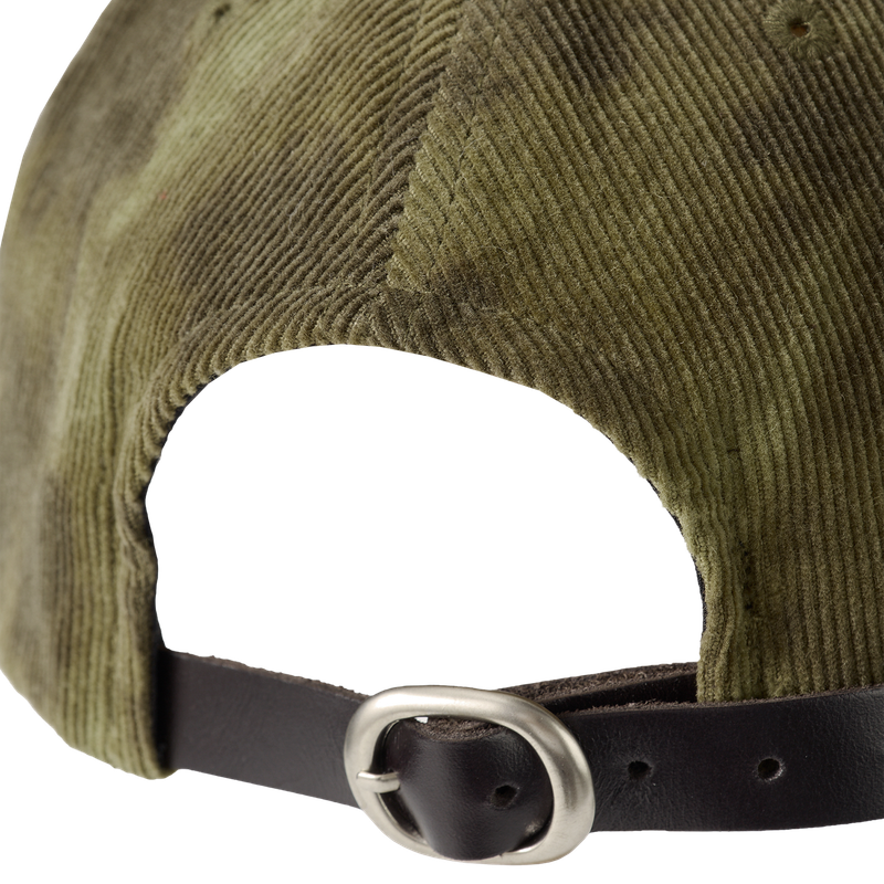 Tie Dye Corduroy Camp Cap - GREEN