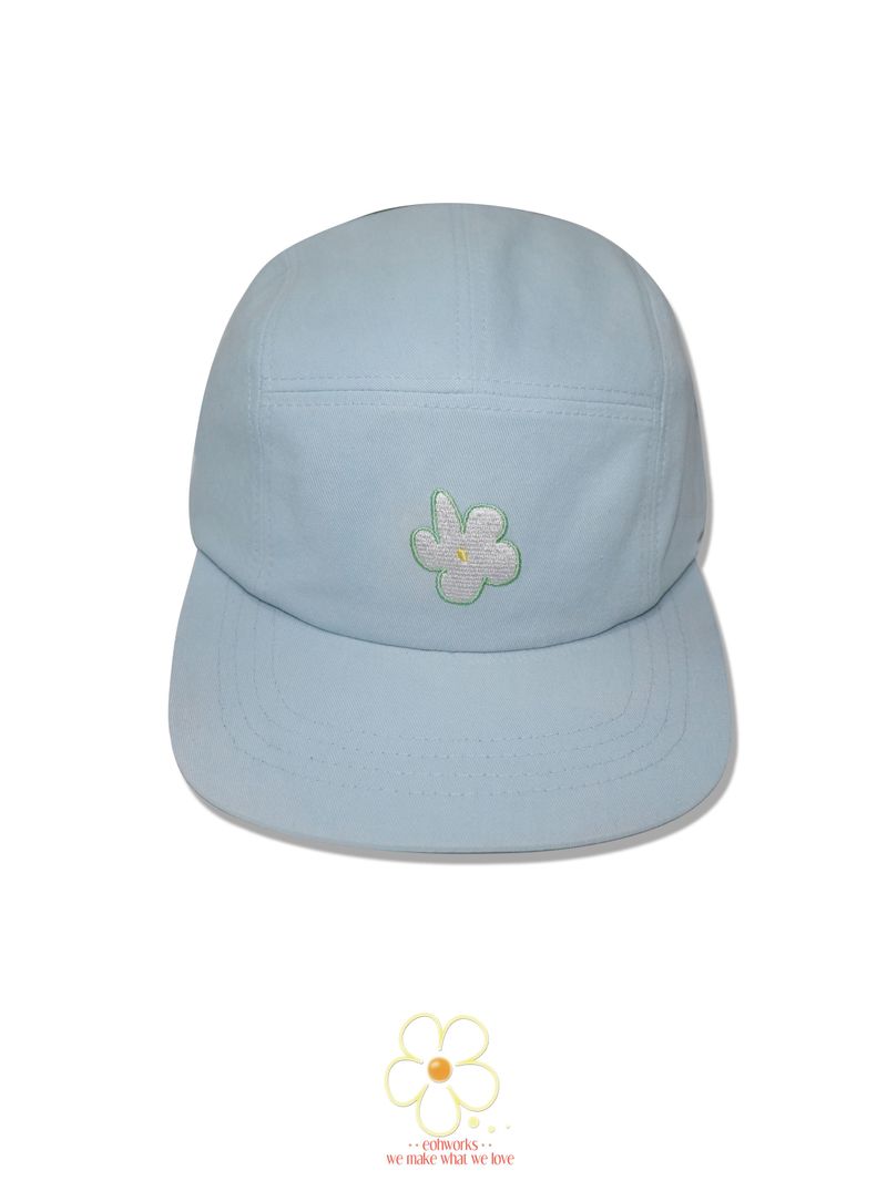 EOHWORKS flower blue camp cap