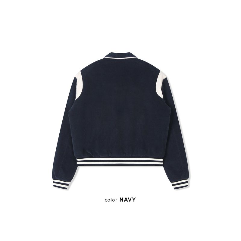 Signature varcity jacket(Navy)